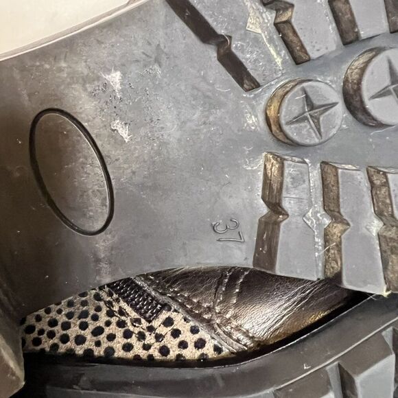 Brako Brown Leather Chunky Heel Ankle Boots - Picture 6 of 7